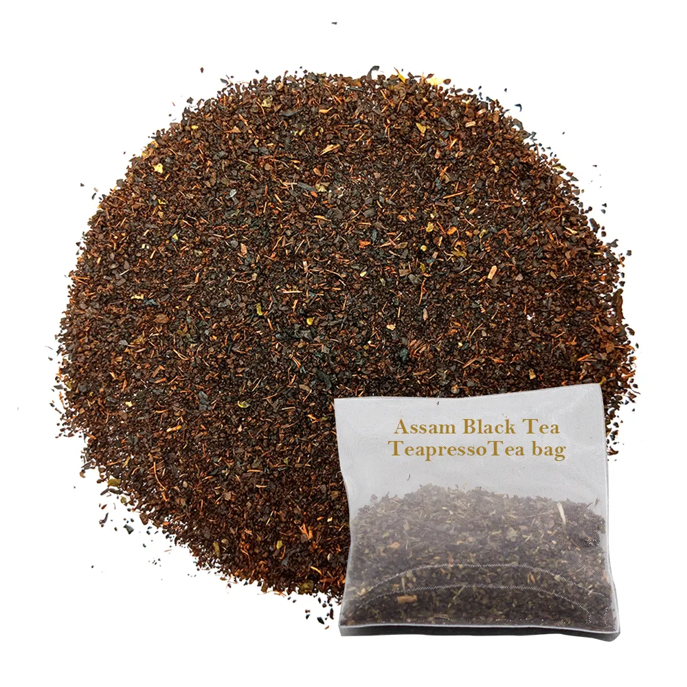 Toptan Assam siyah çay aroması kırmızı çay poşeti tayvan kabarcık çay malzemeler