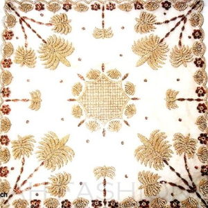 Modern Hand Embroidery Table Runner - Product Image 1