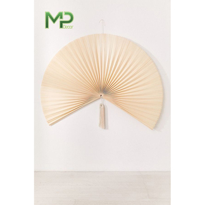 Abanicos plegables a mano de Color personalizado Diseño simple natural Decoración para el hogar Color brillante Estilo de Bambú - Product Image 2