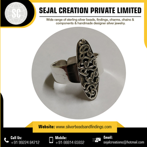 Nuevos anillos tribales de plata esterlina 925 de moda con ajuste de barra para boda y Aniversario - Product Image 5