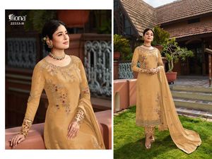 Designer Salwar Kameez Suit <b>Stone</b> Dupatta Indian Wear Embroidery Work Georgette Pakistani Ladies Women Clothing - Product Image 4