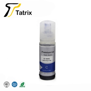Tatrix 103 T103 E-103 tương thích màu nước dựa trên chai refill số lượng lớn mực cho <span class=keywords><strong>Epson</strong></span> ecotank l1110 l5190 Máy in mực in - Product Image 2