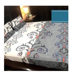 Sábanas de algodón ajustadas, ropa de cama lisa, venta al por mayor - Product Image 3