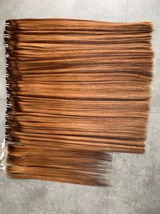Extensiones de Cabello Vietnamita Super Double Drawn Liso Teñido de Múltiples Donantes - Product Image 1