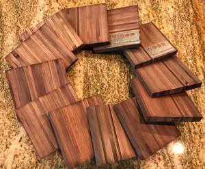 Dessous de verres en bois personnalisés, conception de boissons, taille personnalisée, pour boissons chaudes, tapis en bois - Product Image 6