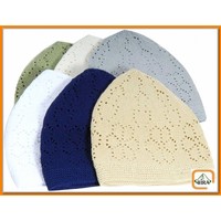 Chapeau de prière musulman VAYA Textile pour homme, taille personnalisée, respirant, en coton/polyester/laine, Kufi, usage quotidien, décontracté, formel, toutes saisons, Moyen-Orient