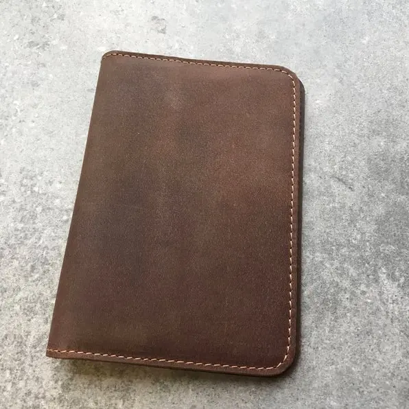 Paspoort Leather Cover Travel Case Houder Document Portemonnee TSR-0004