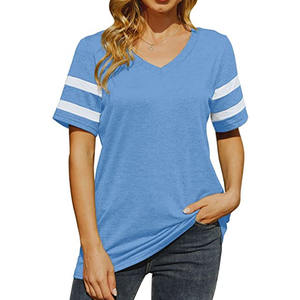 Camiseta de talla grande, camisetas informales de verano de alta calidad para mujer, camiseta de gran tamaño para mujer, camisetas de diseño personalizado con hombros caídos - Product Image 2