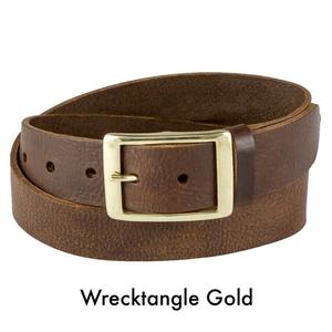 Pantalones clásicos para hombre y mujer, cinturón de cuero marrón, 38mm, 1,5 ", VES-0017 - Product Image 3