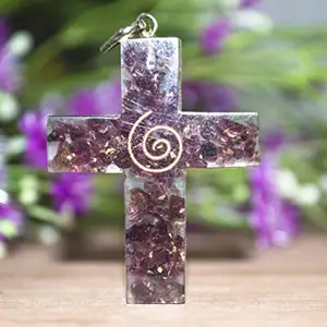 Großhandel Beste Qualität Achat Orgon Kreuz Anhänger Großhandel Anhänger Kaufen Sie bei AAMEENA AGATE