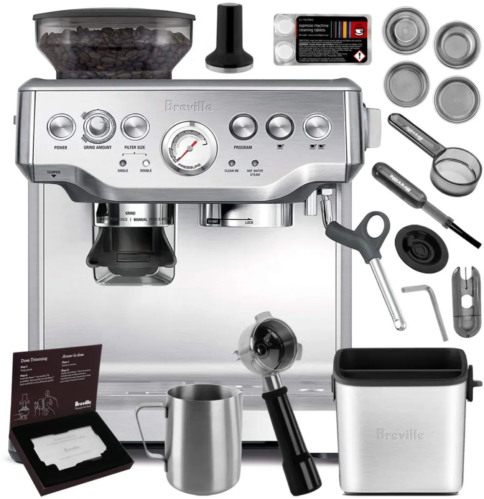 Brevilles BES990BSS otomatik Espresso kahve makinesi