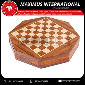 Indian Handmade <b>Wooden</b> Travel <b>Chess</b> Board Game <b>Set</b> Decorative Knick Knack Classic Indoor Strategy Game Gift for Kids Adults Home - Product Image 6