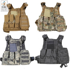 Bán buôn bánh chiến thuật vest với đài phát thanh & đạn Pouch OEM Hệ thống an toàn phát hành nhanh chóng vest tùy chỉnh Hook & vòng lặp tính năng - Product Image 3