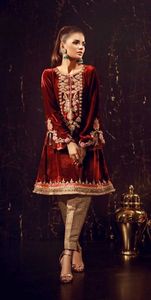 NEW--LATEST--BEAUTIFUL broderie sur KAMEEZ, brocart pantalon robe... pour la fête-usure/mariage @ 2021 - Product Image 2