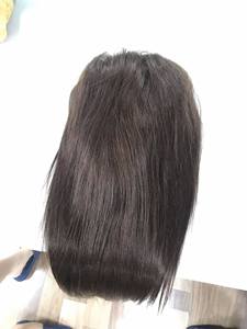 HUMAN HAIR EXTENSION Frontal brown straight Wig Human VIRGIN Remy Hair Transparent lace Wig High Quality at wholesale price - Product Image 4