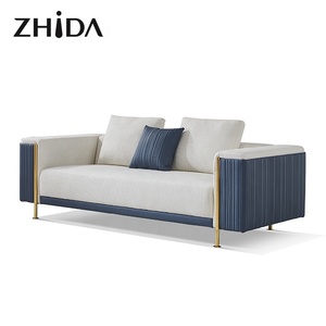 Set <span class=keywords><strong>Completo</strong></span> di Divani Contemporanei di Lusso Leggero per Soggiorno Familiare di Zhida - Product Image 5