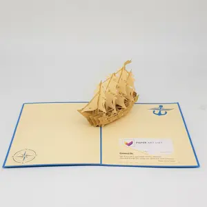 3D Handmade Laser Cut Greeting Card OEM Paper Product Type Gift High Quality Reasonable Price Ship For Marketing And Visit Card