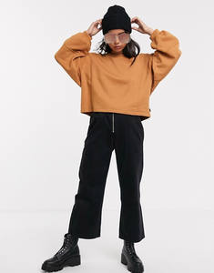 Sweat-Shirt à manches longues pour homme, nouveau Design OEM, personnalisé, Sweat-Shirt en coton Polyester, uni, avec Logo imprimé, col ras du cou, - Product Image 6