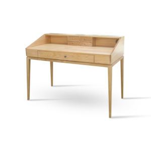 Bureau d'écriture moderne et simple Diba, table en bois MDF, bureau d'étude, mobilier de bureau à domicile pour la maison, l'hôtel et l'espace de travail - Product Image 2