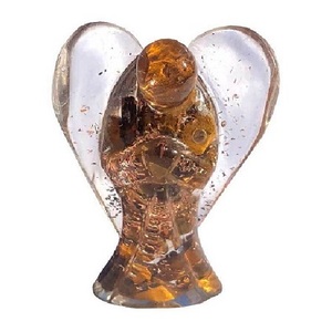 Pierre d'oeil de tigre naturelle de meilleure qualité Orgone ange Orgonite cristal angles pour la guérison reiki au prix de gros par AAMEENA AGATE - Product Image 1