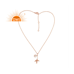 Hot Selling Sterling Silver Pendent <b>Necklace</b> Ethiopian <b>Opal</b> Rose Gemstone <b>Necklace</b> Supplier Dainty Collection - Product Image 2