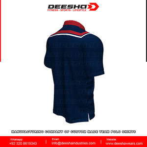 OEM marca personalizada para Polo manga corta Camiseta poliéster ropa casual con diseño propio impresión técnica de sublimación - Product Image 4