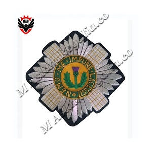 Scots Guards personalizado bordado a mano Blazer insignia de bolsillo de alta calidad OEM insignias personalizables - Product Image 1