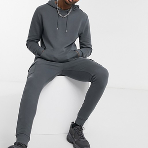 Chándal de entrenamiento para hombre, traje de seguimiento de algodón 100, color negro, último diseño de fábrica de paquistaní - Product Image 1