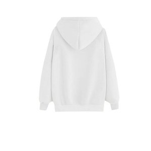 เสื้อฮู้ดผู้หญิง OEM ลายหัวใจ แขนยาว สไตล์ลำลอง มีกระเป๋าและเชือกผูก - Product Image 3