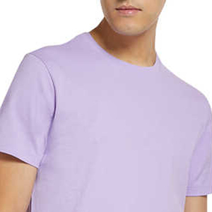 Camiseta OEM 2026 Personalizada, Nueva y Elegante para Hombre, Lisa, Cuello Redondo, 100% Algodón, Color Morado - Product Image 3