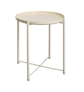 Mesa auxiliar redonda dorada de alta calidad, Material de hierro para el hogar, sala de estar y comedor, entrada y uso en almacén - Product Image 4