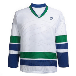 Custom Made Professional <b>Laced</b> <b>Collar</b> Ice Hockey Jerseys - Product Image 1