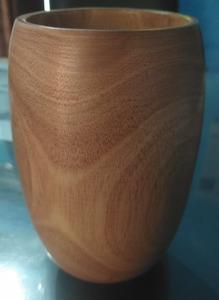 Support votif en bois pour décoration de la maison Conteneur de bougie élégant en bois naturel - Product Image 2