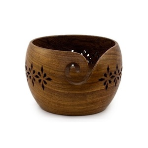 Bol de service en bois de qualité supérieure, design moderne, forme ronde, pour chocolats et fruits, à prix abordable - Product Image 4