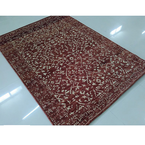 พรมปูพื้นขนแกะธรรมชาติแบบดั้งเดิมขนาดกลางสำหรับตกแต่งห้องนั่งเล่น - Product Image 1