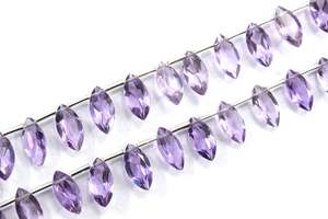 30 pièces AAA Grade Naturel Rose Améthyste Facettes Marquise Forme Pierre Coupe Perles Impressionnant Qualité Minuscules Briolette Perles - Product Image 3