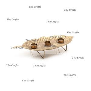 Portavelas de aluminio color oro de diseño moderno para decoración de hoteles y restaurantes, portavelas para velas de té - Product Image 1