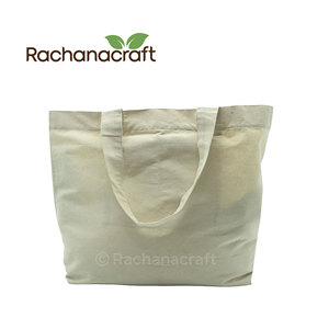 100% Bio-Degradable 100% Organic Cotton Women Shoulder Shopping Bag for Travel, Daily Use Made in Nepal Wholesale Supply - Product Image 1