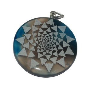 รับ Onloine 3D Shree Yantra จี้แกะสลัก: 3D ศรียันตราจี้แกะสลักสำหรับขาย - Product Image 1
