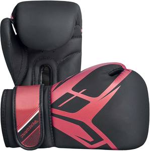 Gants de boxe en cuir PU personnalisés de haute qualité Faites votre propre conception pour MMA avec d'autres produits de boxe - Product Image 5