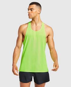 Débardeur de fitness personnalisé pour hommes, broderie de singulet de sport uni en coton grande taille, design sans manches décontracté pour la musculation en salle de sport - Product Image 5