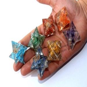 Vente en gros AAMEENA AGATE Orgone Merkaba Star Crystal Geometry Set Meilleure qualité Orgonite Nouveauté Cadeaux - Product Image 1