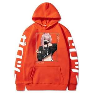 Sweat à capuche unisexe grande taille en molleton de coton coupe-vent avec logo personnalisé, style streetwear, imprimé brodé, matière polyester/coton pour l'hiver - Product Image 2