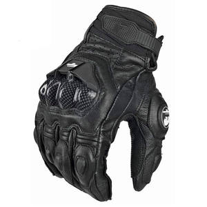 Gants en cuir d'hiver confortables course de moto autres sports fonction d'écran tactile étanche conception de course chaude respirante - Product Image 4
