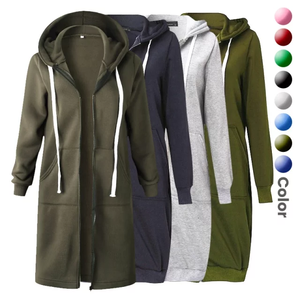 Ropa holgada informal de gran tamaño para mujer, Sudadera con capucha, vestido, 2021 - Product Image 1