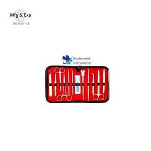 Bộ Dụng Cụ Mổ Xẻ-Bộ 12 Miếng/Hộp Dây Kéo Bên Trong Nhung Đỏ-Xem Chi Tiết Trong Mô Tả-Dụng Cụ Phẫu Thuật Tổng Quát - Product Image 6