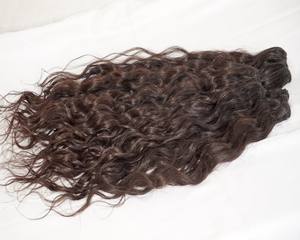 CABELLO HUMANO VIRGEN RIZADO INDIO 100% CUTÍCULA EXTENSIÓN DE CABELLO SIN TRAMA DOBLE POR MÁQUINA EXTENSIONES DE CABELLO COMPLETO - Product Image 3