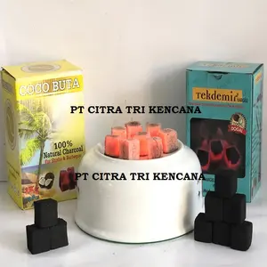 TOP FIX CARBON 80% HOOKAH/SHISHA COCONUT SHELL CHARCOAL MADE IN INDONESIA CHARCOAL MAKING MACHINE IN St Albert ALBERTA CANADA