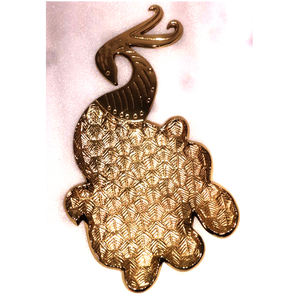 En Aluminium décoratif Paon plateau bol pour Cadeau Décor À La Maison - Product Image 1