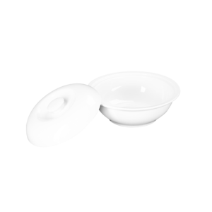 Grand bol Unique en porcelaine avec couvercle, résistant à la chaleur, bon marché, fabriqué au vietnam pour les hôtels et les restaurants - Product Image 5